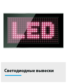 Изготовление светодиодных вывесок